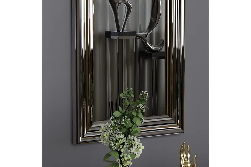 Ozze Spegel 30 cm Rektangulär - Silver - Inredning - Spegel - Väggspegel