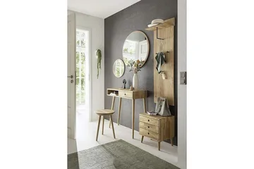 Pakro Spegel Rund 40 cm - Natur - Inredning - Spegel - Väggspegel