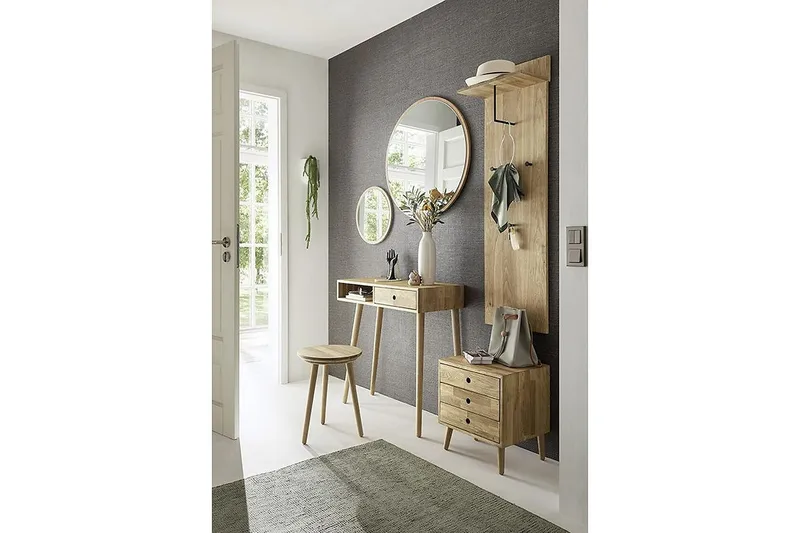 Pakro Spegel Rund 40 cm - Natur - Inredning - Spegel - Väggspegel