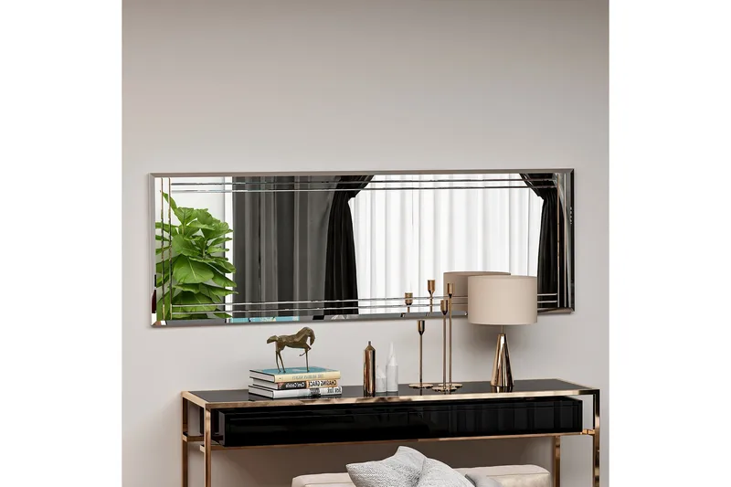 Pauli Spegel 40 cm Rektangulär - Vit - Inredning - Spegel - Väggspegel