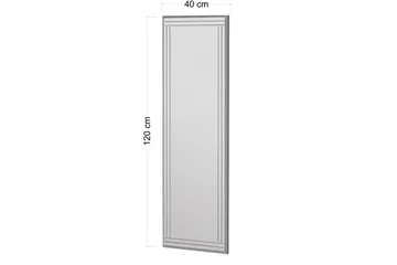 Pauli Spegel 40 cm Rektangulär - Vit - Inredning - Spegel - Väggspegel