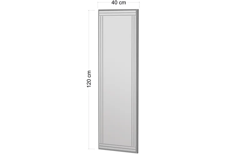 Pauli Spegel 40 cm Rektangulär - Vit - Inredning - Spegel - Väggspegel