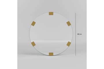 Porp Spegel 60 cm Rund - Guld - Inredning - Spegel - Väggspegel