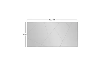 Relsa Spegel 60 cm Rektangulär - Vit - Inredning - Spegel - Väggspegel