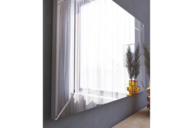 Rosan Spegel 50 cm Rektangulär - Vit - Inredning - Spegel - Väggspegel