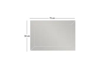Rosan Spegel 50 cm Rektangulär - Vit - Inredning - Spegel - Väggspegel