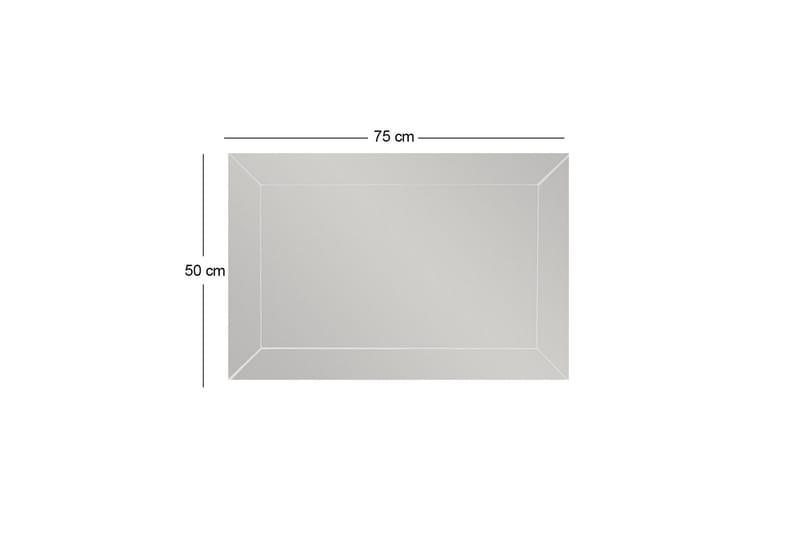 Rosan Spegel 50 cm Rektangulär - Vit - Inredning - Spegel - Väggspegel