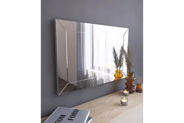 Rosan Spegel 50 cm Rektangulär - Vit - Inredning - Spegel - Väggspegel