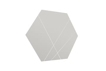 Rubby Spegel 70 cm Rektangulär - Vit - Inredning - Spegel - Väggspegel