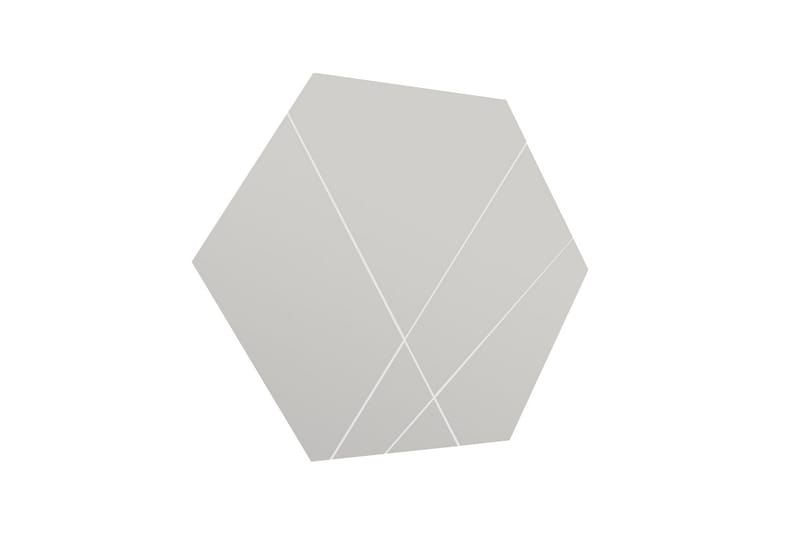 Rubby Spegel 70 cm Rektangulär - Vit - Inredning - Spegel - Väggspegel