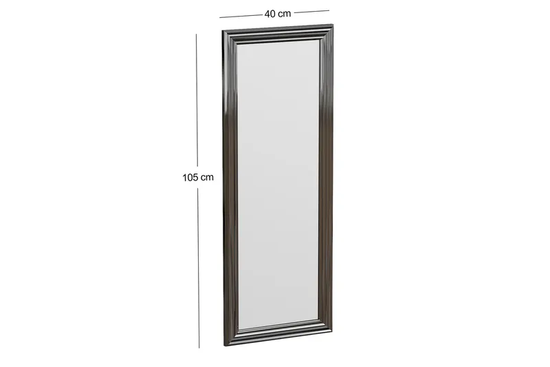 Rube Spegel 40 cm Rektangulär - Silver - Inredning - Spegel - Väggspegel