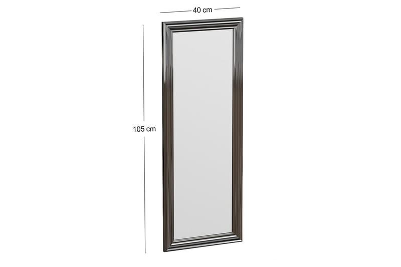 Rube Spegel 40 cm Rektangulär - Silver - Inredning - Spegel - Väggspegel