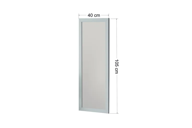 Rubo Spegel 40 cm Rektangulär - Vit - Inredning - Spegel - Väggspegel