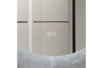 Rund spegel med anti-fog-funktion och Belysning Rund 60 cm V - Lyfco - Inredning - Spegel - Väggspegel