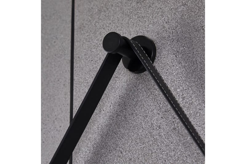 Rund spegel med hängrem Rund 60 cm Svart - Lyfco - Inredning - Spegel - Väggspegel