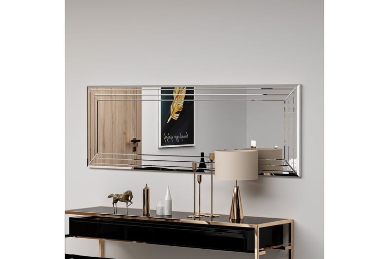 Rupan Spegel 40 cm Rektangulär - Vit - Inredning - Spegel - Väggspegel