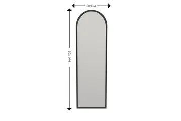 Rusele Spegel 50 cm Rektangulär - Svart - Inredning - Spegel - Väggspegel