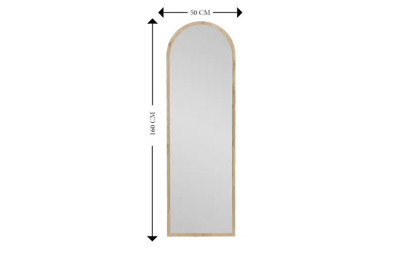 Rusele Spegel 50 cm Rektangulär - Trä/Natur - Inredning - Spegel - Väggspegel