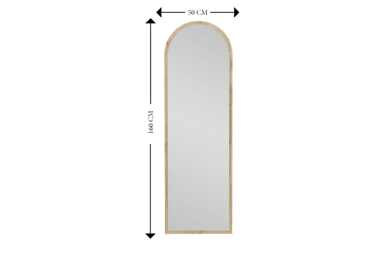 Rusele Spegel 50 cm Rektangulär - Trä/Natur - Inredning - Spegel - Väggspegel