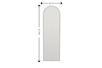 Rusele Spegel 50 cm Rektangulär - Vit - Inredning - Spegel - Väggspegel