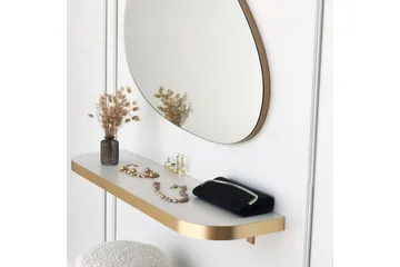 Ruzina Spegel 90 cm Rektangulär - Guld - Inredning - Spegel - Väggspegel