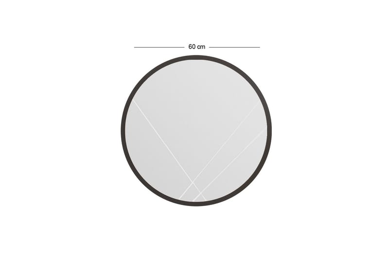 Sada Spegel 60 cm Rektangulär - Svart - Inredning - Spegel - Väggspegel