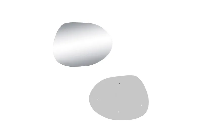 Samtens Spegel 75 cm Rektangulär - Guld - Inredning - Spegel - Väggspegel