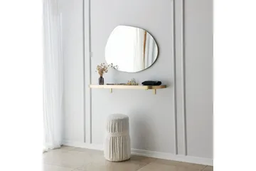 Samtens Spegel 75 cm Rektangulär - Guld - Inredning - Spegel - Väggspegel