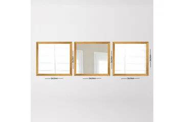 Sarata Spegel 5 Delar - Inredning - Spegel - Väggspegel