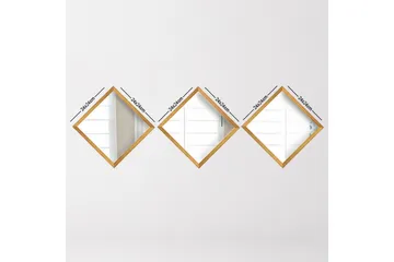 Sarata Spegel - Guld/Silver - Inredning - Spegel - Väggspegel