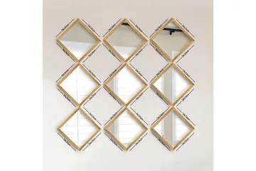 Sarata Spegel - Guld/Silver - Inredning - Spegel - Väggspegel