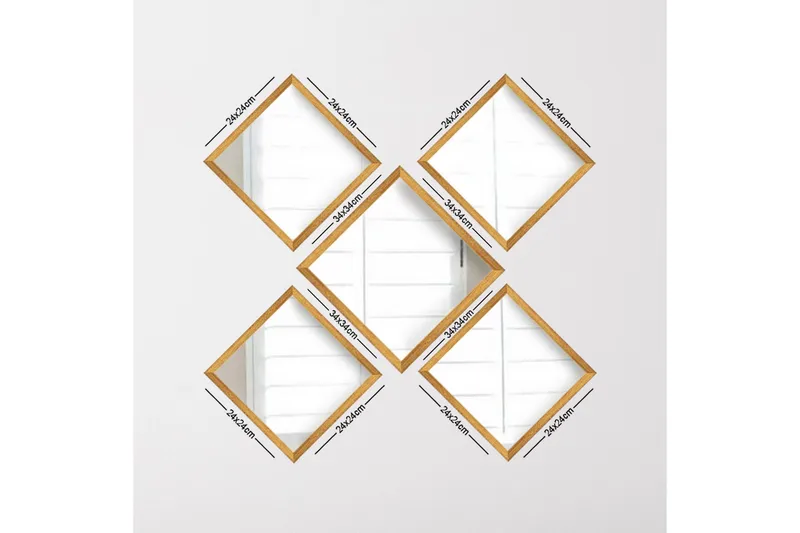 Sarata Spegel, Guld/Silver