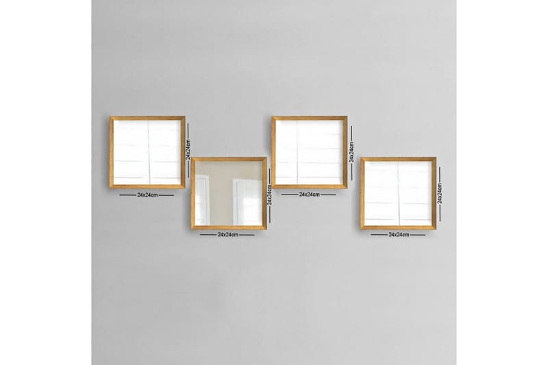 Sarata Spegel, Guld/Silver