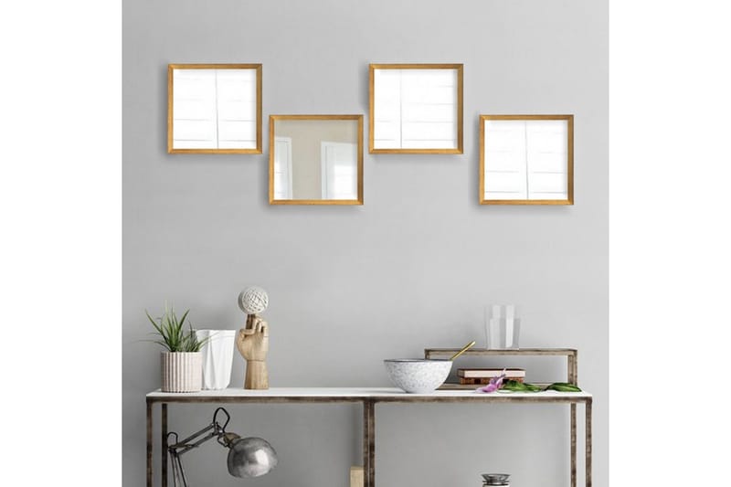 Sarata Spegel - Guld/Silver - Inredning - Spegel - Väggspegel