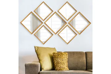 Sarata Spegel - Guld/Silver - Inredning - Spegel - Väggspegel