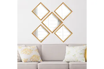 Sarata Spegel - Guld/Silver - Inredning - Spegel - Väggspegel