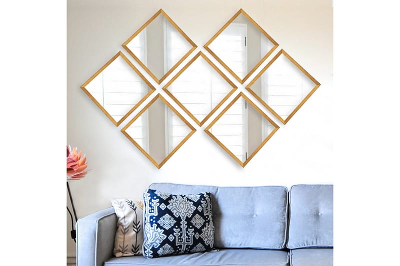 Sarata Spegel - Guld/Silver - Inredning - Spegel - Väggspegel