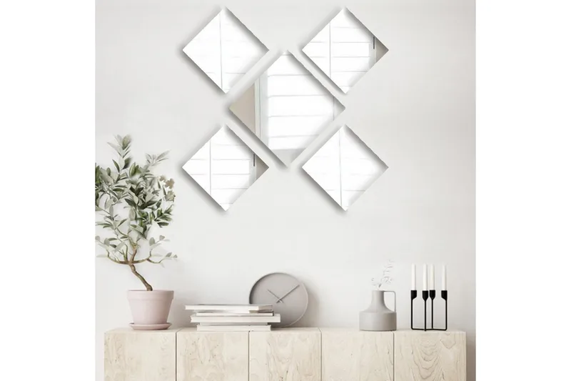 Sarata Spegel - Silver - Inredning - Spegel - Väggspegel