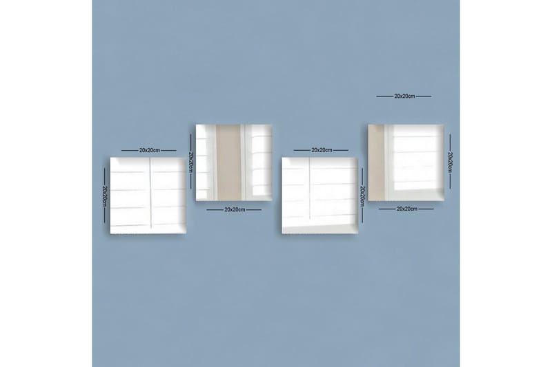 Sarata Spegel - Silver - Inredning - Spegel - Väggspegel