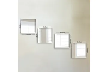 Sarata Spegel - Silver - Inredning - Spegel - Väggspegel