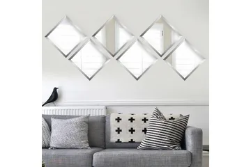 Sarata Spegel - Silver - Inredning - Spegel - Väggspegel