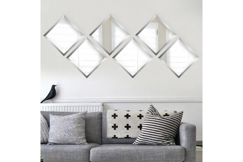 Sarata Spegel - Silver - Inredning - Spegel - Väggspegel