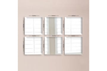 Sarata Spegel - Silver - Inredning - Spegel - Väggspegel