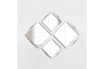 Sarata Spegel - Silver - Inredning - Spegel - Väggspegel