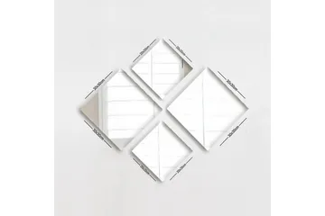 Sarata Spegel - Silver - Inredning - Spegel - Väggspegel