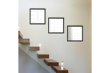 Sarata Spegel - Silver/Svart - Inredning - Spegel - Väggspegel