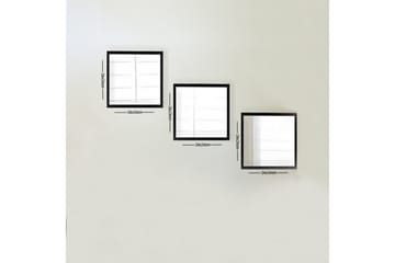 Sarata Spegel - Silver/Svart - Inredning - Spegel - Väggspegel