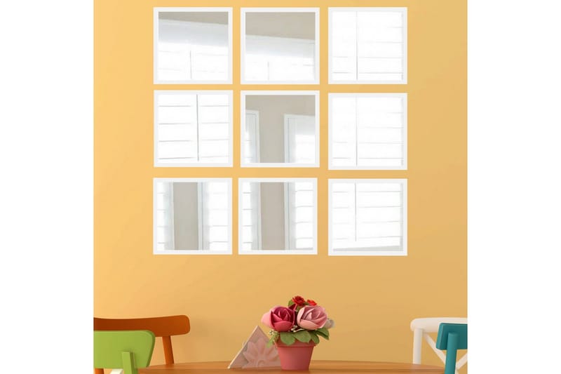 Sarata Spegel - Vit/Silver - Inredning - Spegel - Väggspegel