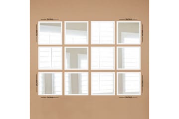 Sarata Spegel - Vit/Silver - Inredning - Spegel - Väggspegel