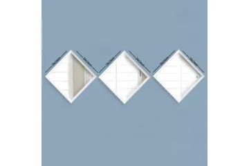 Sarata Spegel - Vit/Silver - Inredning - Spegel - Väggspegel